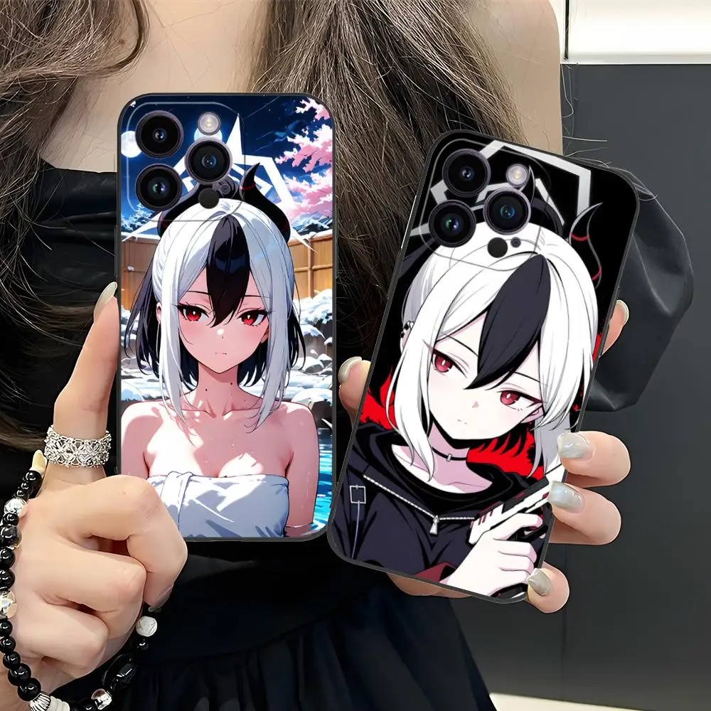 

Blue Archive Kayoko Matte TPU Mobile Phone Case for iPhone 17 16 15 14 13 12 11 X XR XS 8 7 Air Pro Max Plus Mini Colorful Cover
