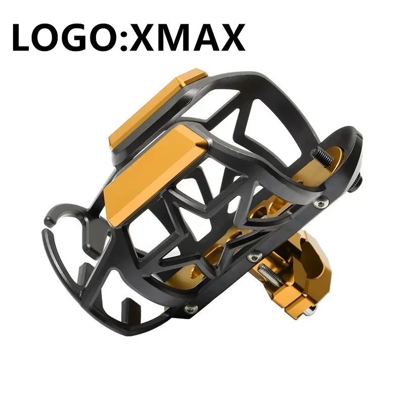 X-MAX YAMAHA için motosiklet su içecek çay şişe tutucu X-MAX400 X-MAX300 X-max250 XMAX125 aksesuarları ücretsiz özelleştirilmiş LOGO