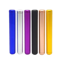 3 Packs 110MM Aluminum Cigar Airtight Container Cone Multi Colors Travel Storage Cigarette Holder Smell Proof Waterproof