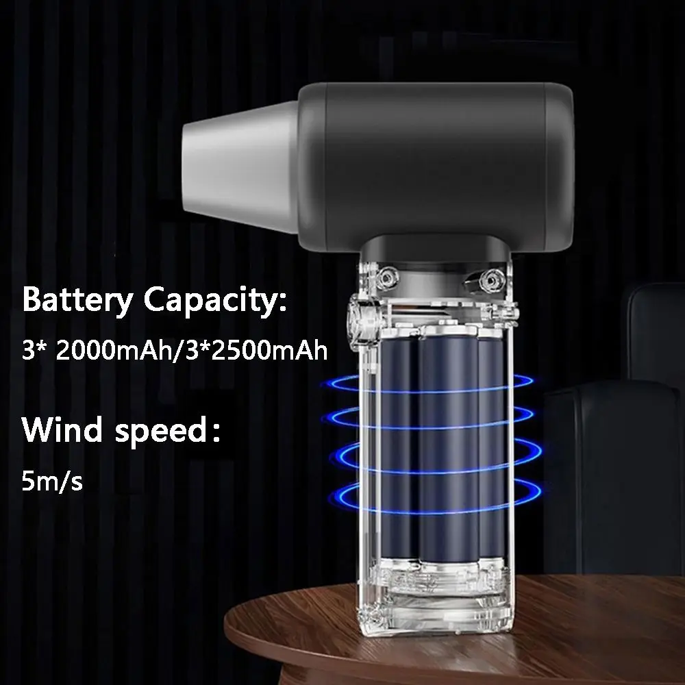130000 RPM Violent Turbo Fan High-speed Brushless Motor Powerful Air Blower Powerful Airflow Rechargeable Electric Air Duster