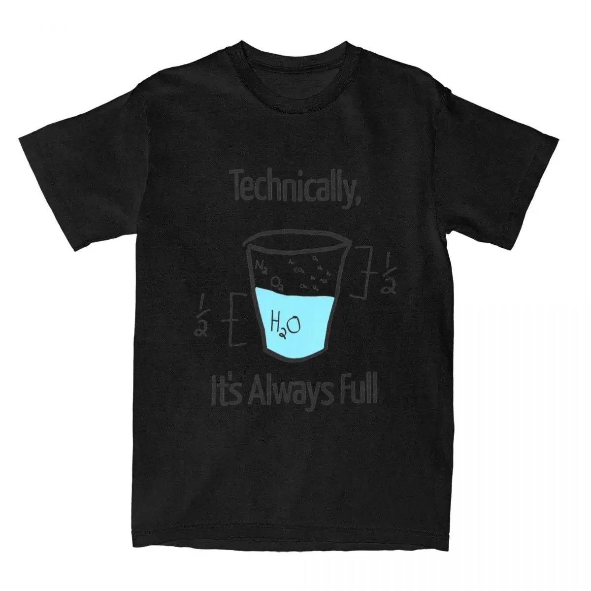 Women Science Is Optimistic T-Shirts Technically It Is Always Full  Top Tee Summer Classic T Shirt Casual Tshirt Women Clothing