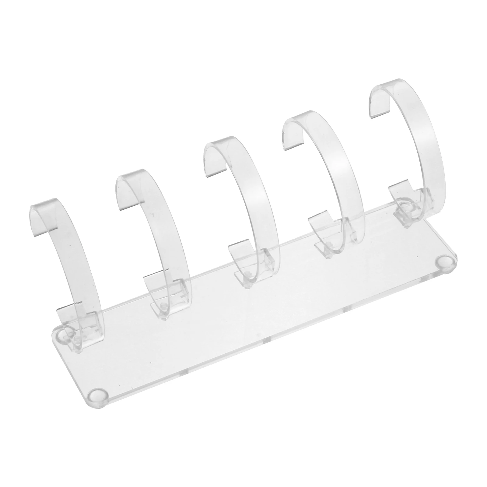 Acrylic Watch Display Stand Transparent Base Multi Booth Removable Storage Rack Non Sticker Easy Assembly for All Types