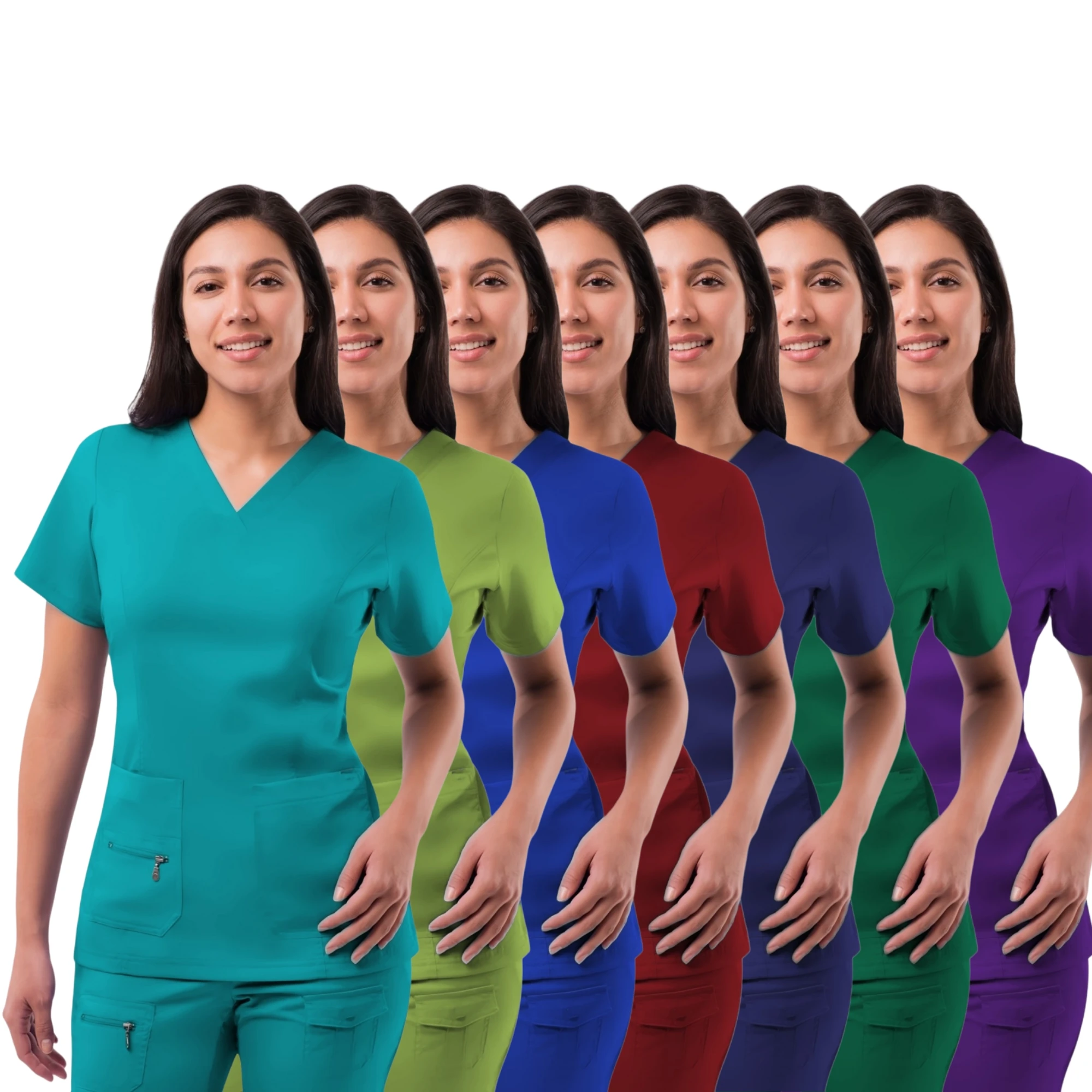 

Surgical Medical Nurse Uniforms Woman Scrubs Set Beauty Salon Workwear Clinical Scrub Top+Jogger Pants Doctor Nursing Tunic Suit