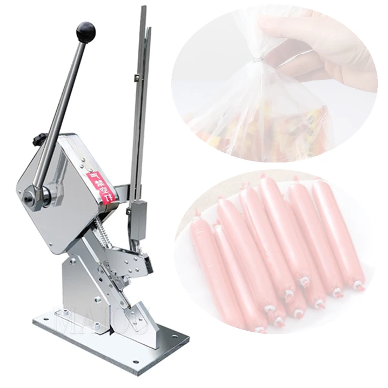 

Ham Sausage Sealing Machine Manual U-shaped Tie Supermarket Machine Packaging Sealing Machine Snap Machine