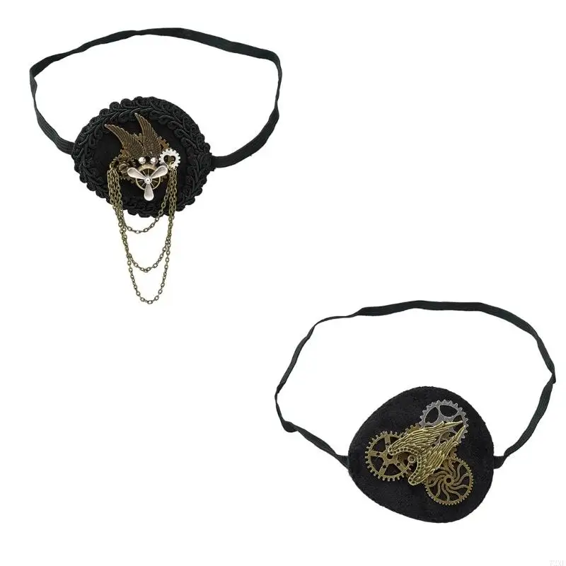 

72xe готический стимпанк Хэллоуин Маска для глаз с регулируемым эластичным ремнем для аксессуаров для вечеринок