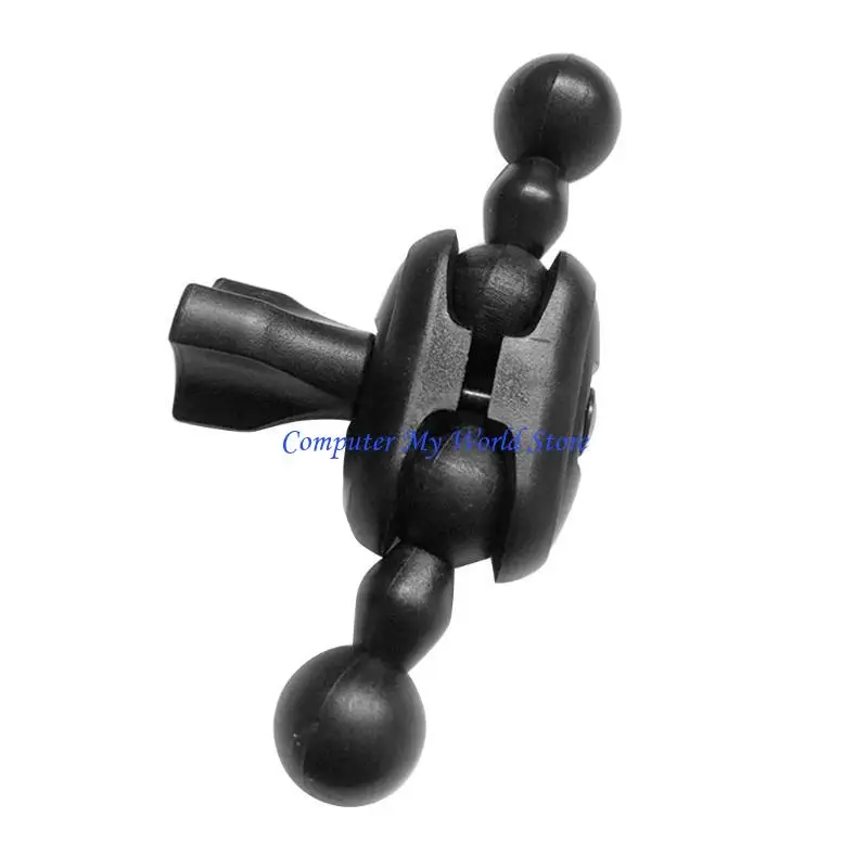 محول محول مزدوج Ballhead امتداد محول محول توصيل قوس لسيارة الهاتف المغناطيسية 17 مم حامل مستودع GPS Savigator