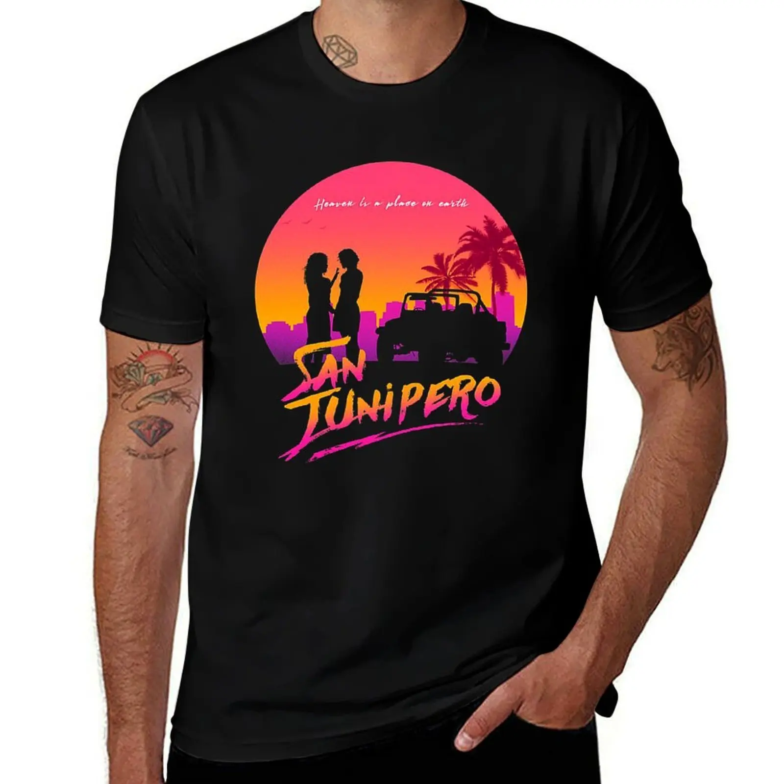 

Heaven is a place on earth T-Shirt aesthetic clothes heavyweights Louboutins topping mens designer clothes