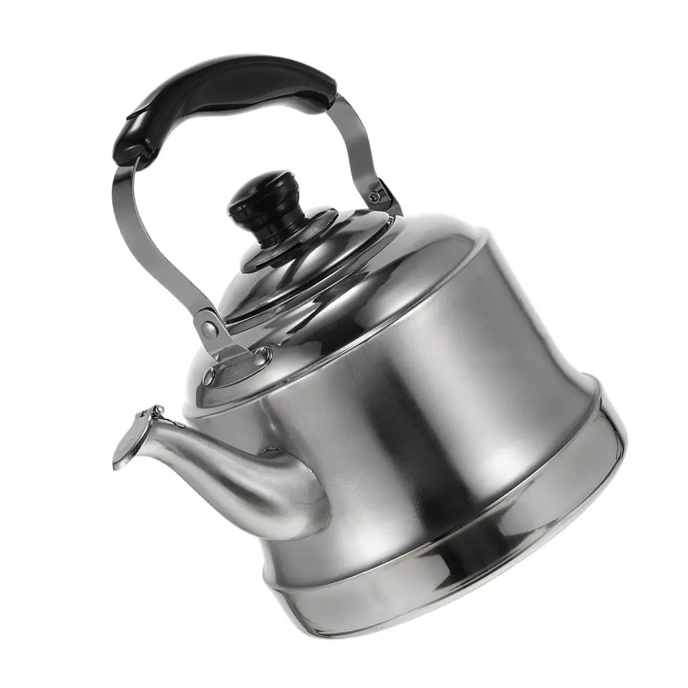 

Stainless Steel Whistling Tea Kettle Boiling Water Kitchen Cookware Household Use Heat Resistant Induction Compatible