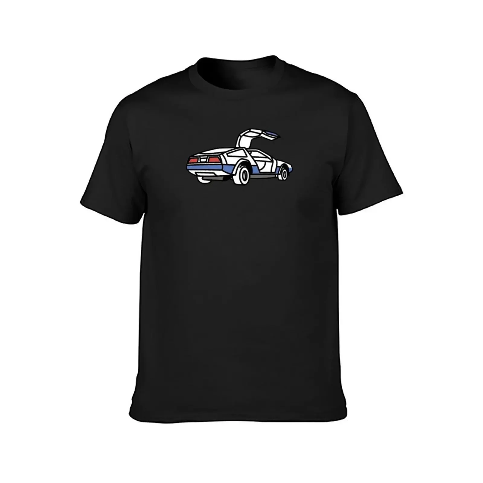 DeLorean T-Shirt summer top customizeds cheap stuff oversized t shirt men