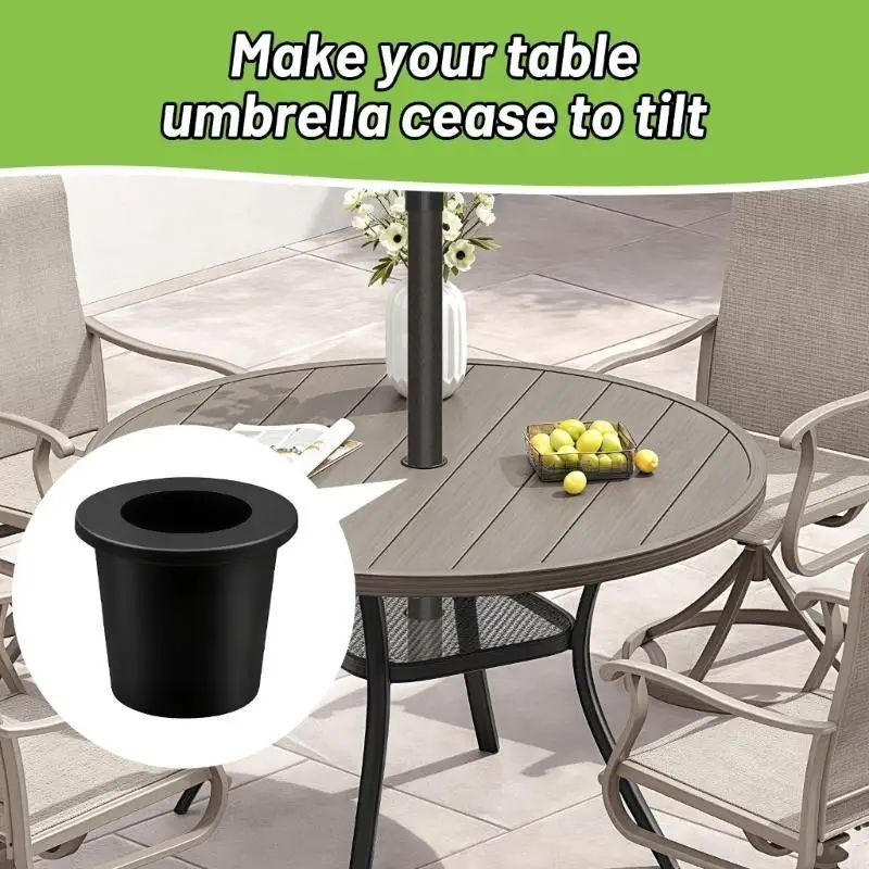 Table Umbrellas Hole Rings Plug for 2 to 2.5In Patio Table Hole Umbrellas Cones Wedges Plug Table Rings Hole Insert
