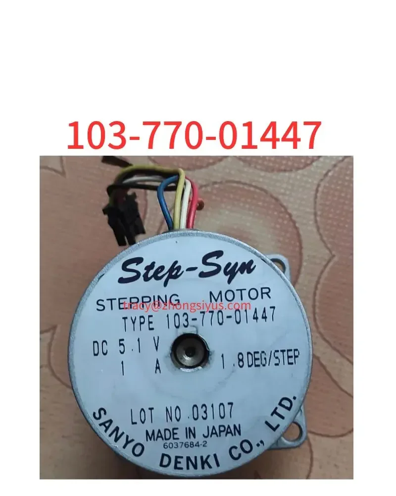 Used stepping motor 103-770-01447 Functional testing is intact