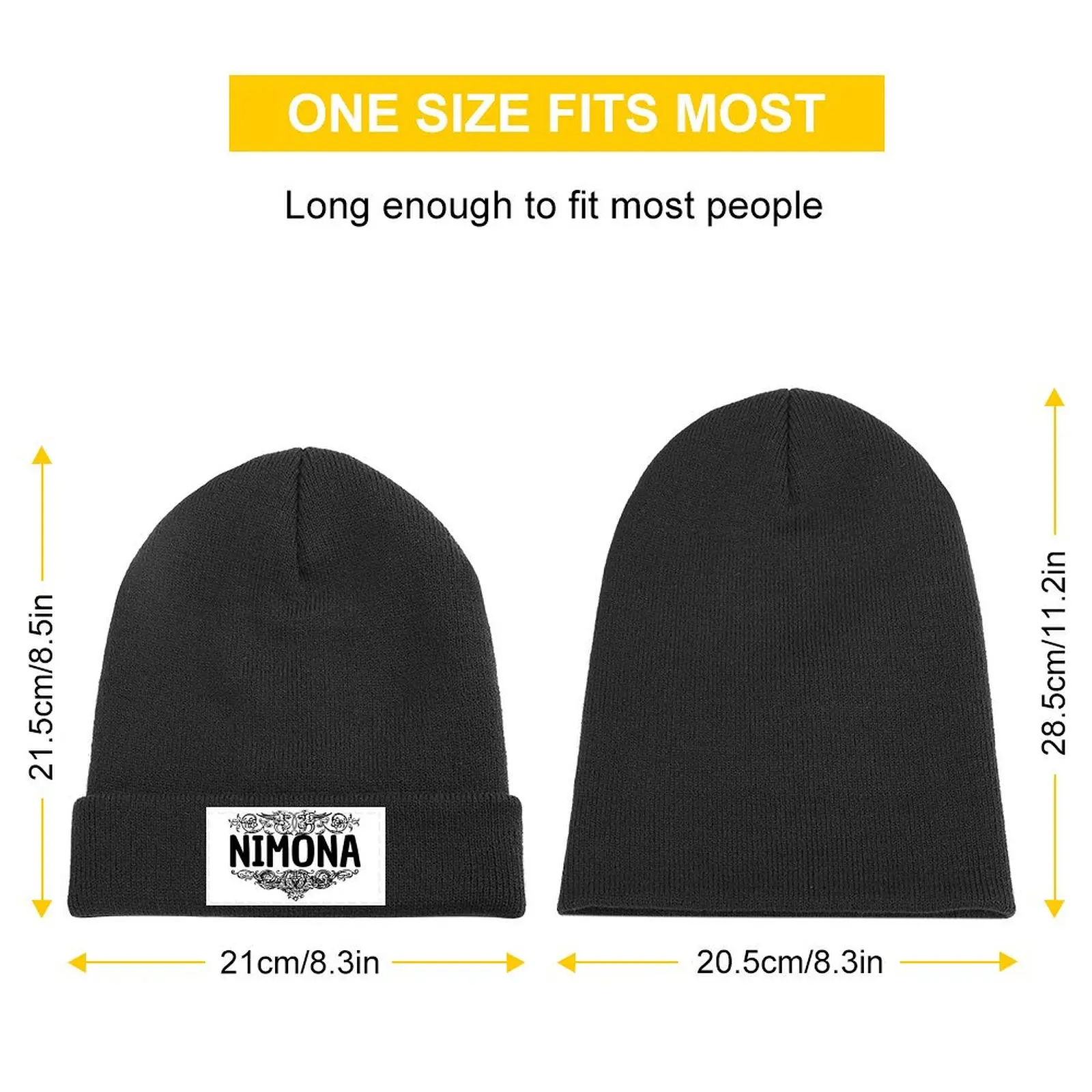 NIMONA COLECTION Knitted Cap Hat Beach Streetwear Trucker Hat For Women Men's