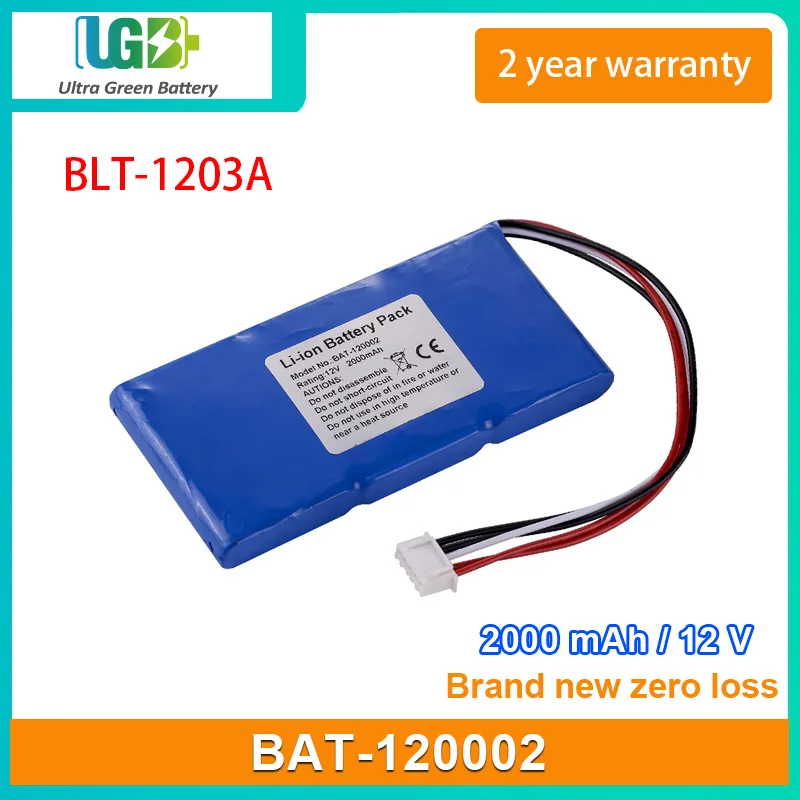 

UGB New battery For BAT-120002 BLT-1203A medical Battery 12V 2000mAh