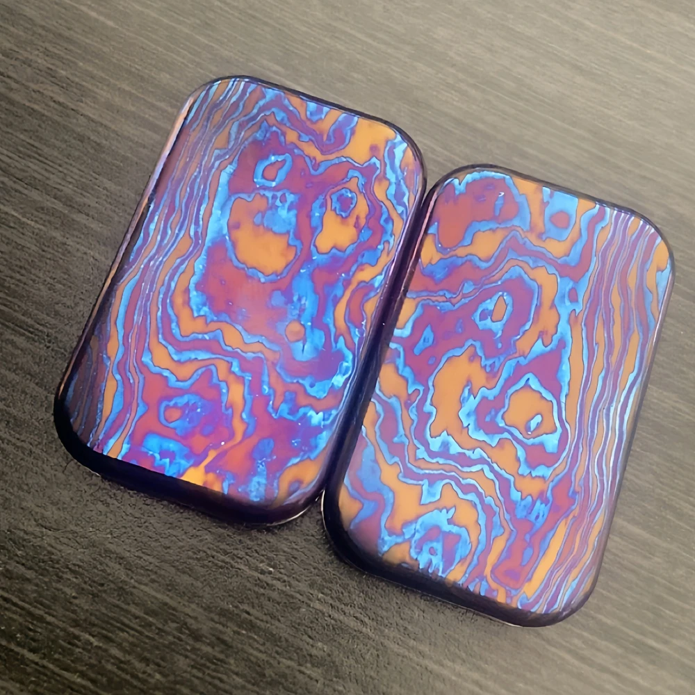 CaiNiao EDC G Forget Worry Stone Unlimited Pushing Slider Stress Relief Toy Timascus Fidget Slider Anxiety Relief Gadgets
