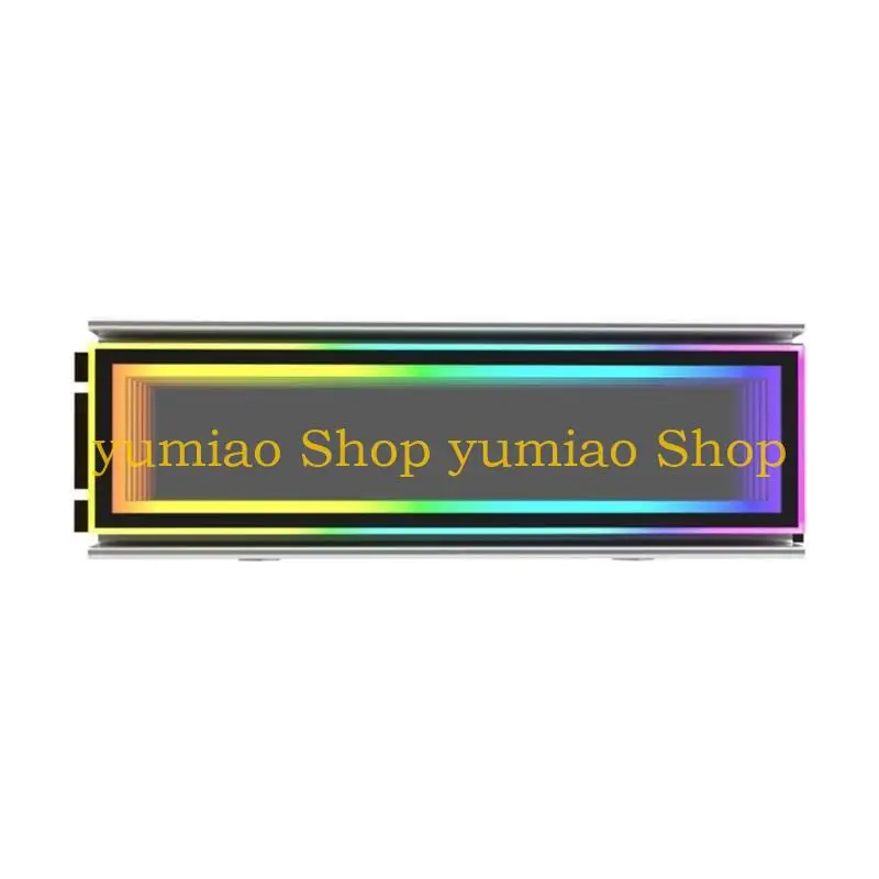 

Радиаторы SSD 587B M.2 Охладители Охлаждающий радиатор M.2 Синхронизация Световые радиаторы ARGB Маленькие и легкие радиаторы