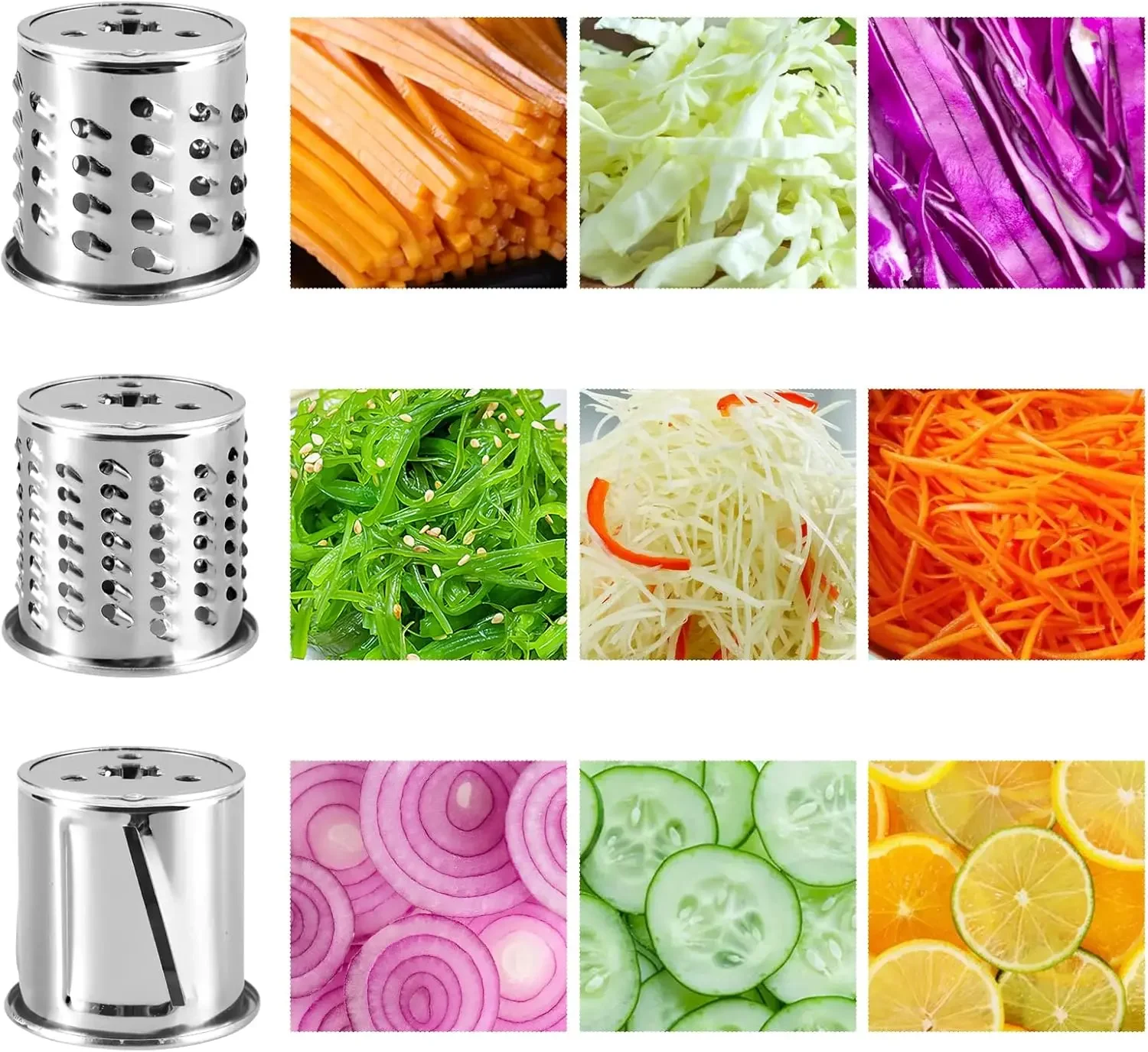 For all KitchenAid Stand Mixe Slicer Shredder Attachments Accessories Quickly Slice Vegetables for Salads,Potatoes,Cucumbers
