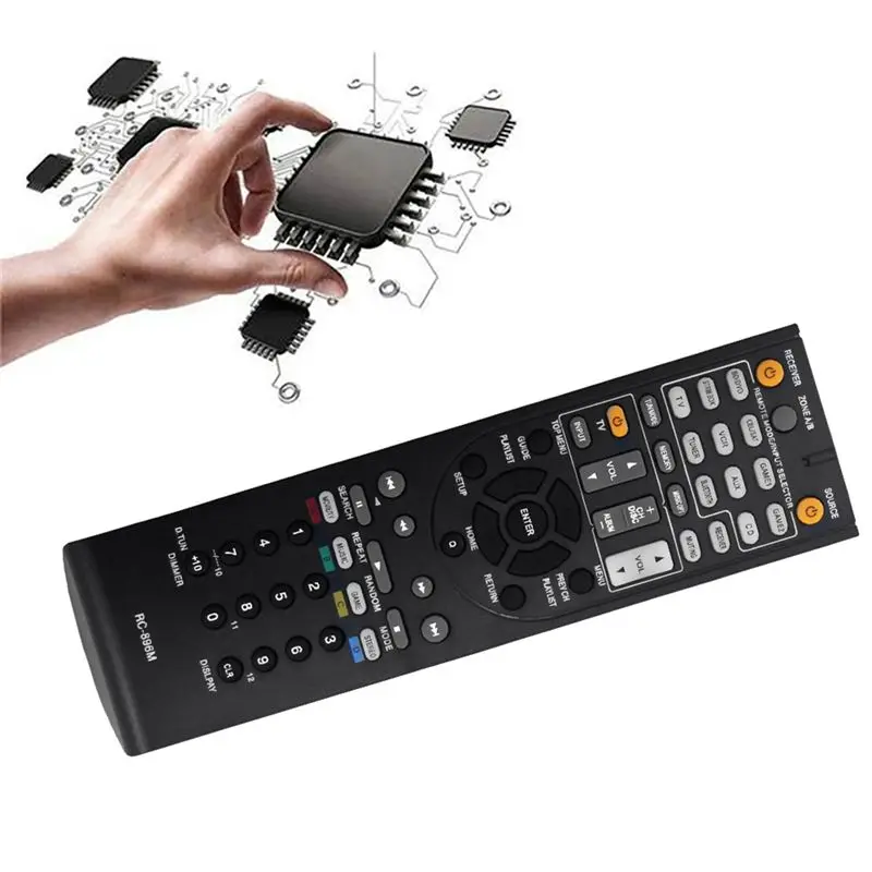 ABUO RC-896M AV Receiver Remote Control for Onkyo RC-737M RC-801M RC-836M RC-865M RC-762M RC-764M RC-810M Black