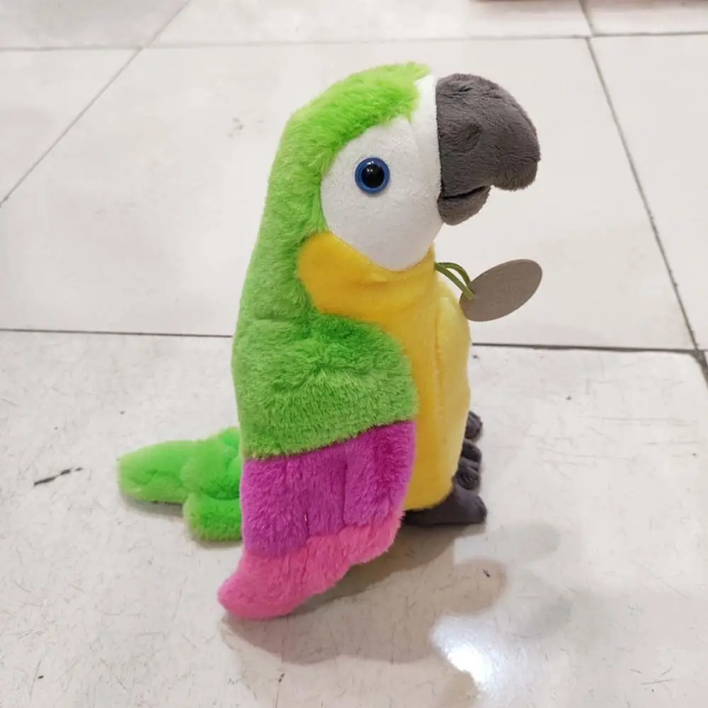 Feather Figurine Plush Animal Toy Wild Animal Stuffed Toys Parrot Plush Toy Parrot Plush Doll Simulation Plush Stuffed Doll