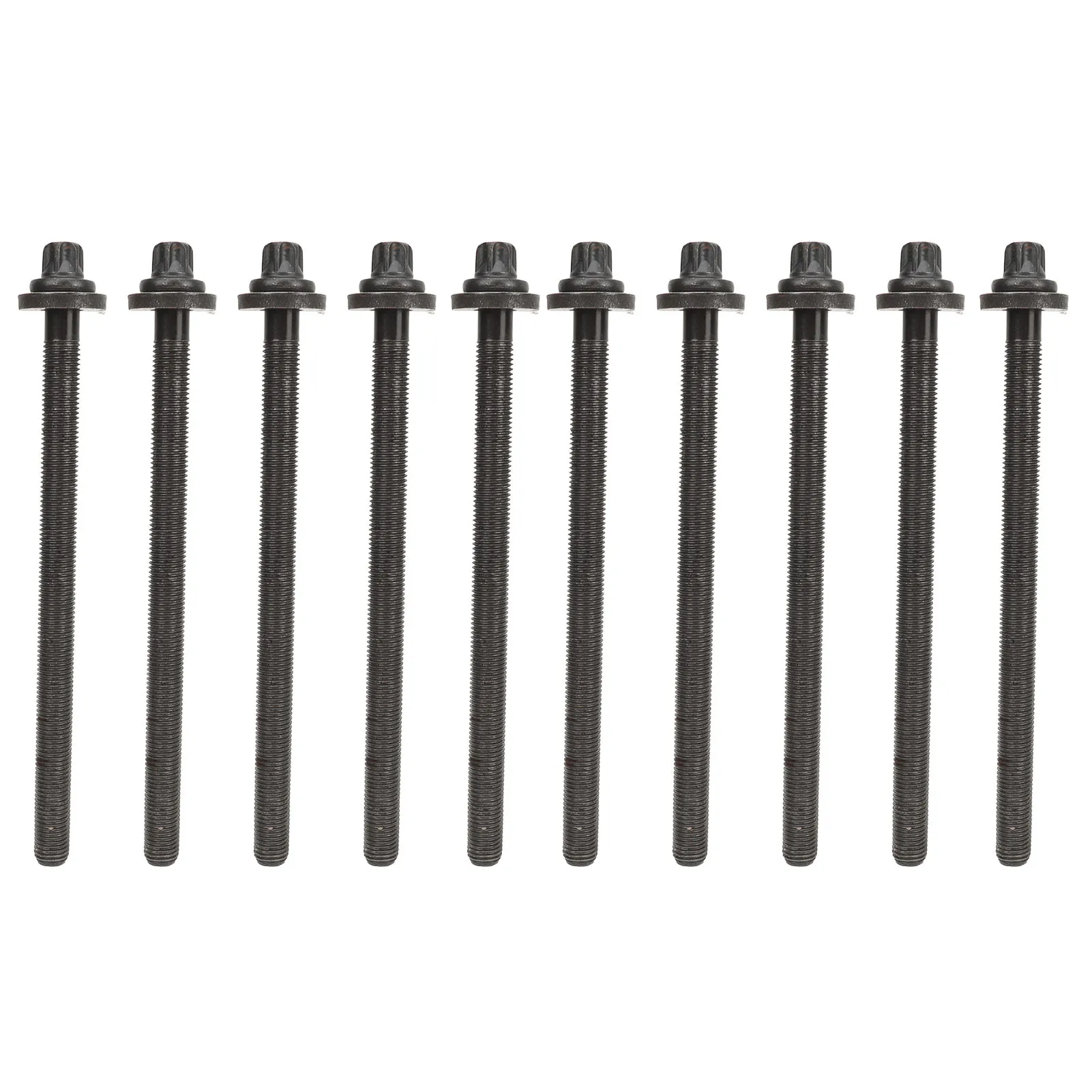 

10 Pieces High-Precision Cylinder Head Bolts 90412701 - Durable Head Bolt Set Replacement for Opel Astra Meriva Vectra Zafira -