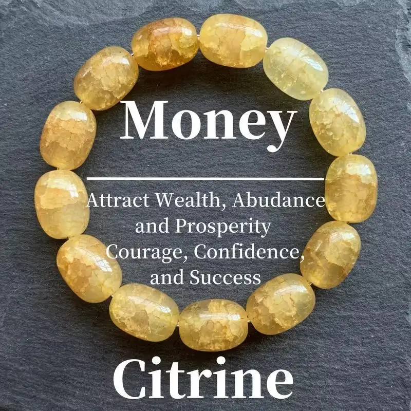 Natural Tiger's Eye & Citrine Bracelet 8mm Beads, Year-Round Bohemian Gift For Girls, Suitable For Party/Daily Use