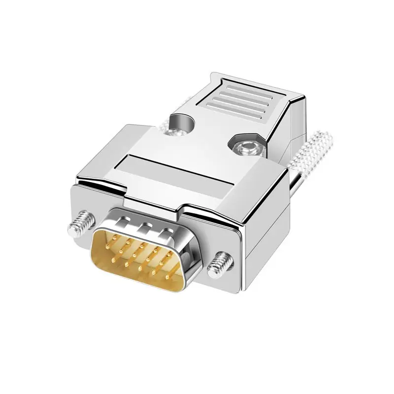 15Pin VGA 3 Rows Industrial Grade Connector Gold-plated Welding VGA Male Female Head Connector vga Soldering Plug for Projector