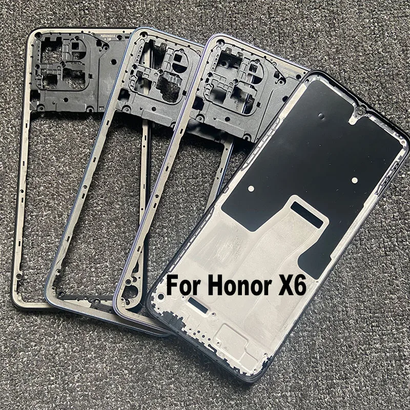 

6.5" For Huawei Honor X6 Middle Frame LCD Front Bezel Faceplate Housing Chassis + Volume Button Repair Parts Replacement