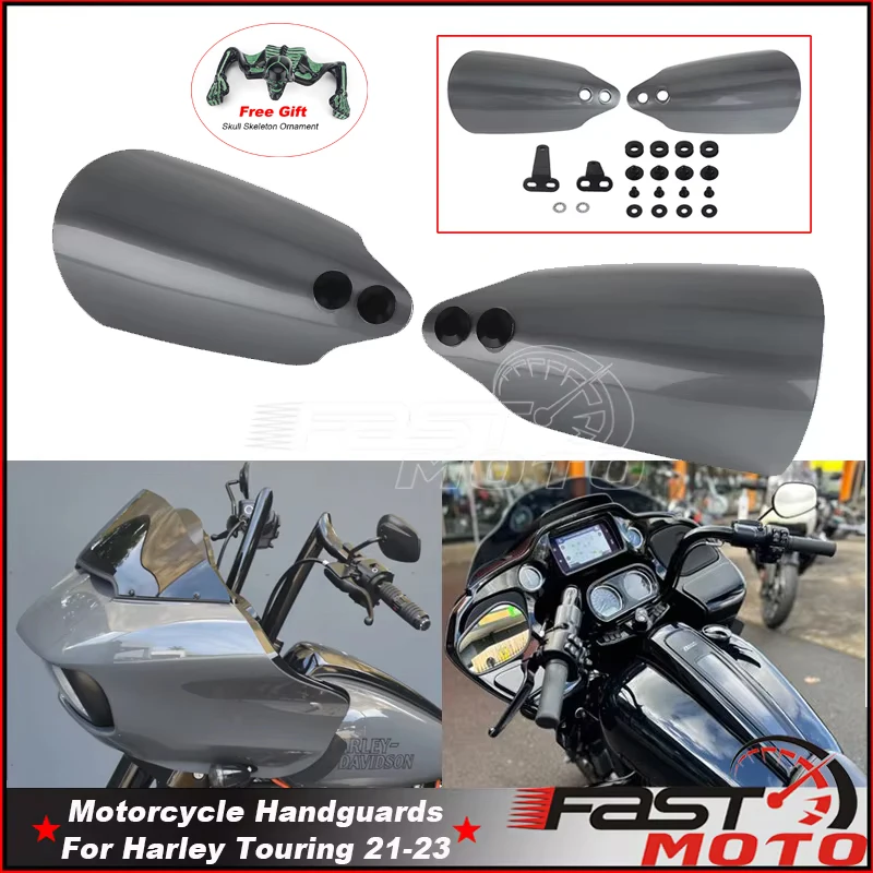 

Motorcycle Hand Guards For Harley Road Glide Special Limited CVO FLTRKSE FLTRXST FLTRK FLHR Handlebar Handguard Handle Protector