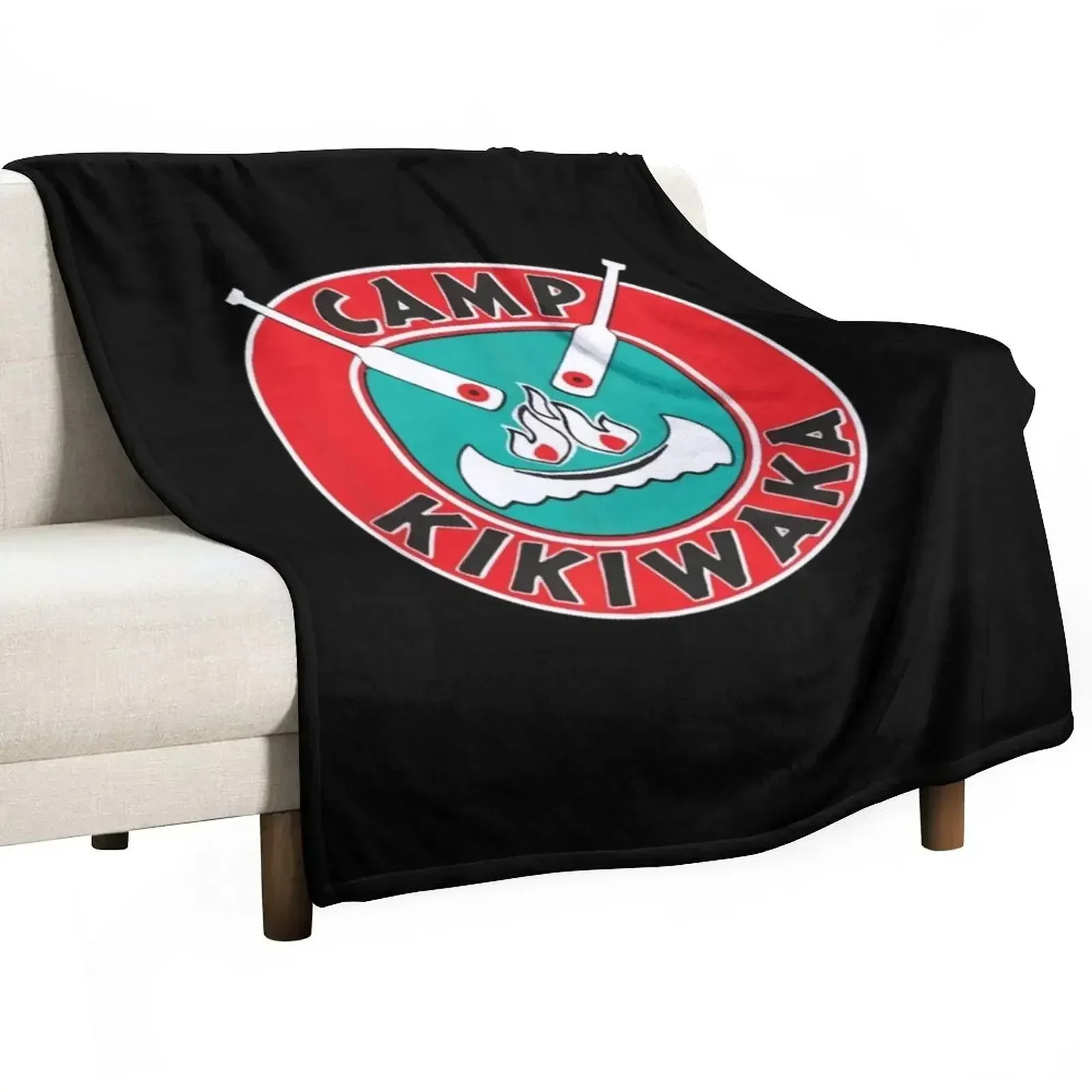 

camp kikiwaka Throw Blanket Soft Breathable Blanket for Night Sleeping