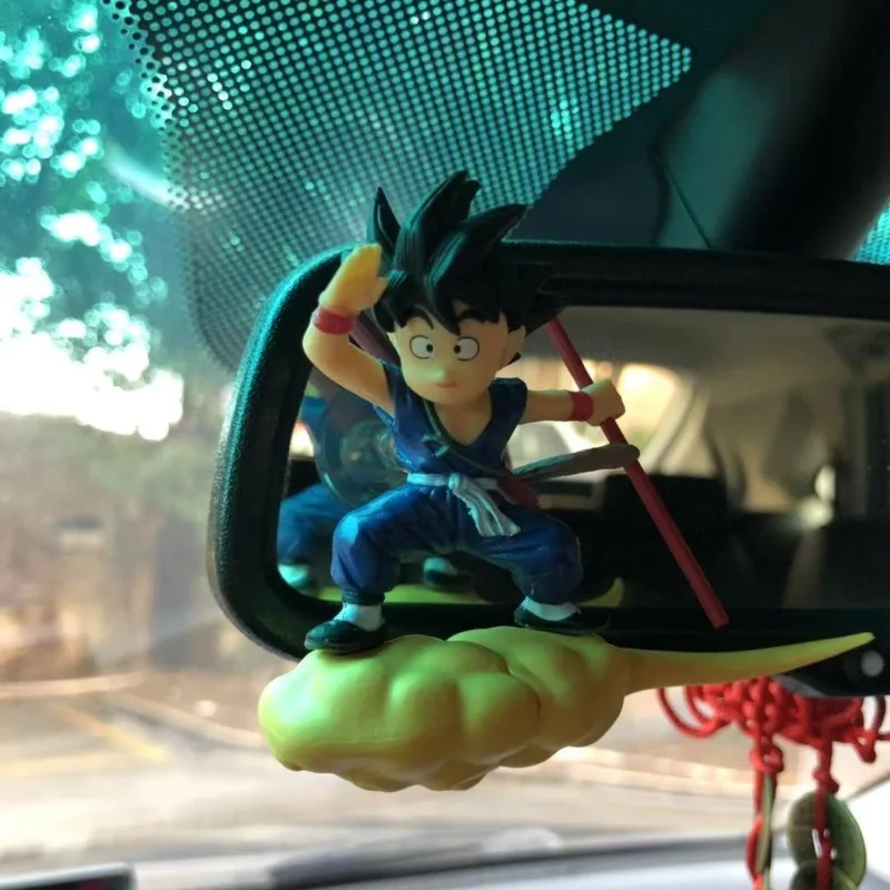 Dragon Ball Anime Cartoon Car Suction Cup Decorative Ornament Son Goku Kawaii Cloud Somersault‌ Car Accessories Gift - view 3