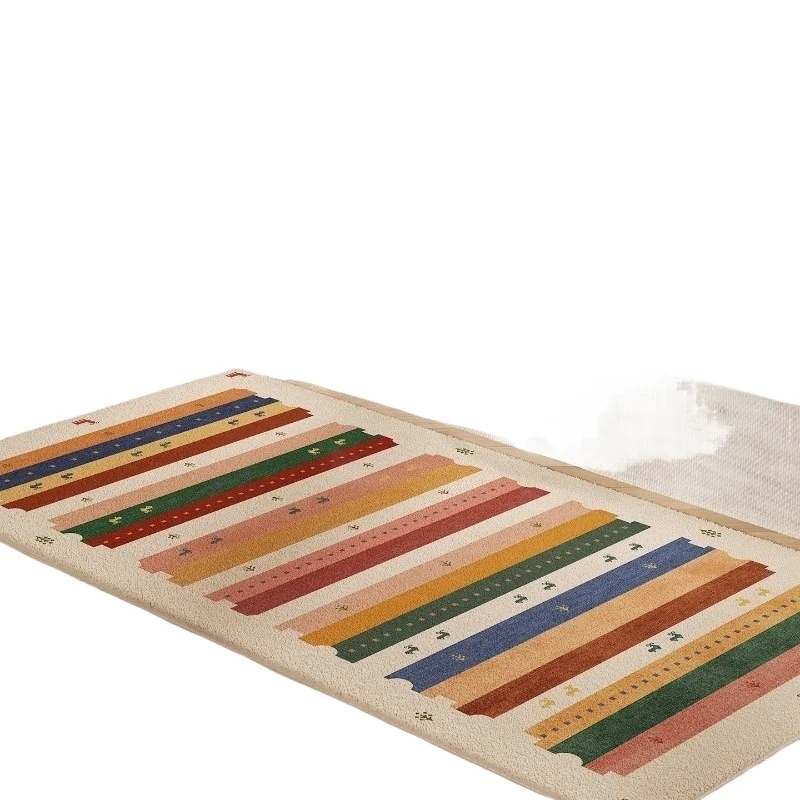 

Bedroom carpet retro Persian 0 formaldehyde odor-free silent non-slip bedside bedside blanket