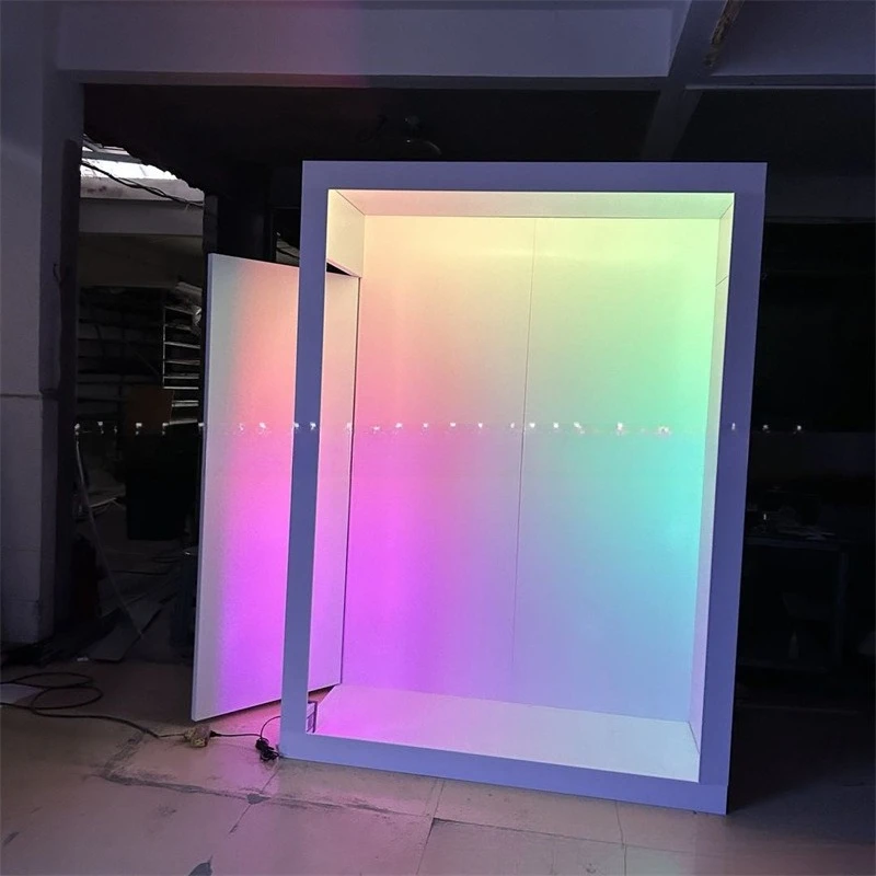 

Advanced photography photography background props fashion magazine photography box with LED light