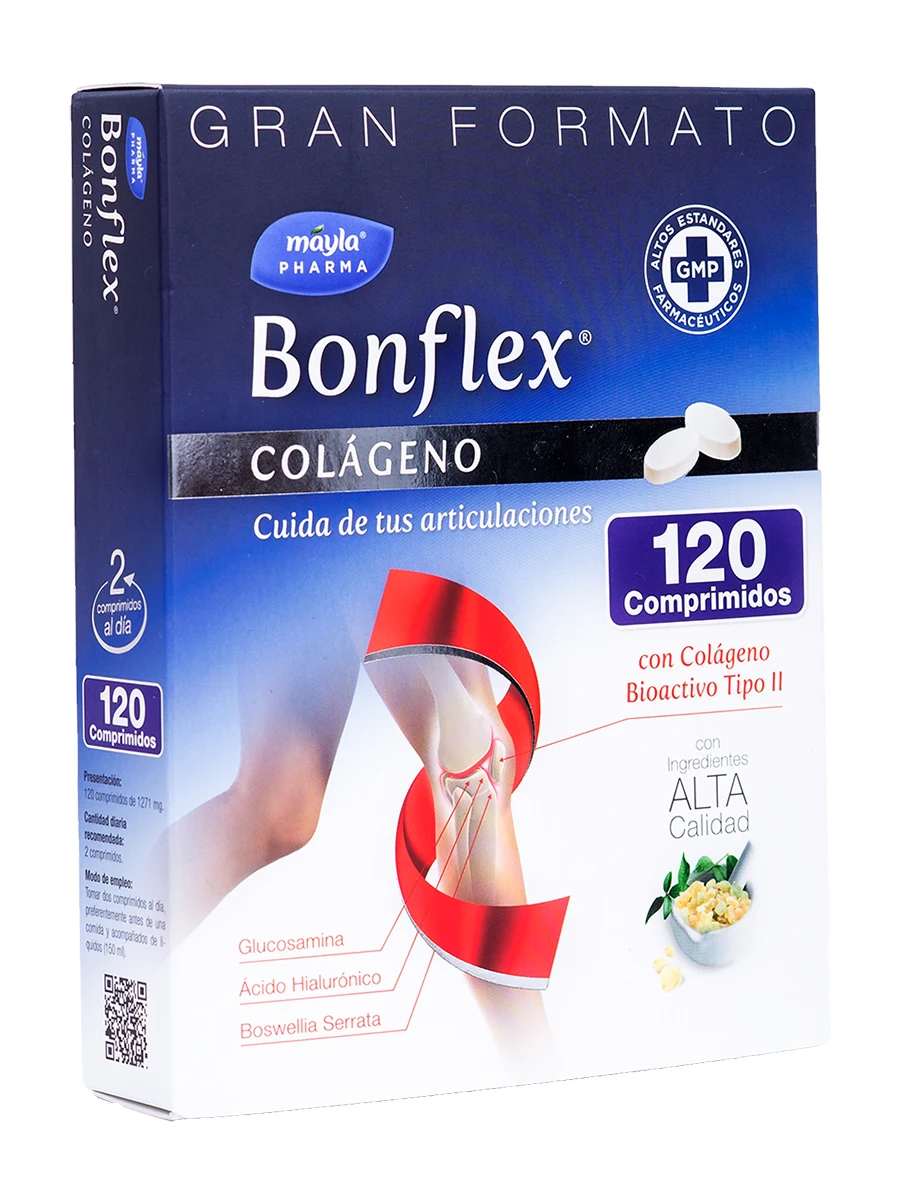 Bonflex collagen 120 tablets. -Joints in good shape. Collagen type ii.