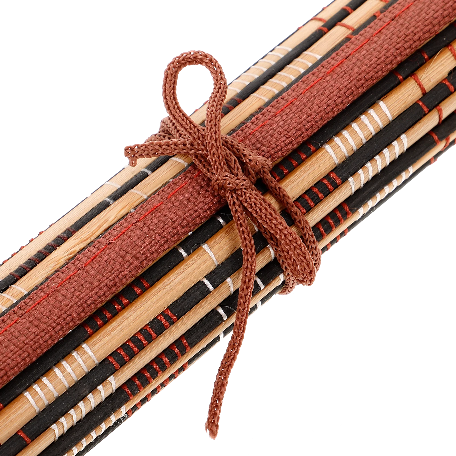 

Retro Bamboo Pen Curtain Large Capacity Roll up Pencil Case for Supplies Drawing Pens Calligraphy Tools Students Stationery
