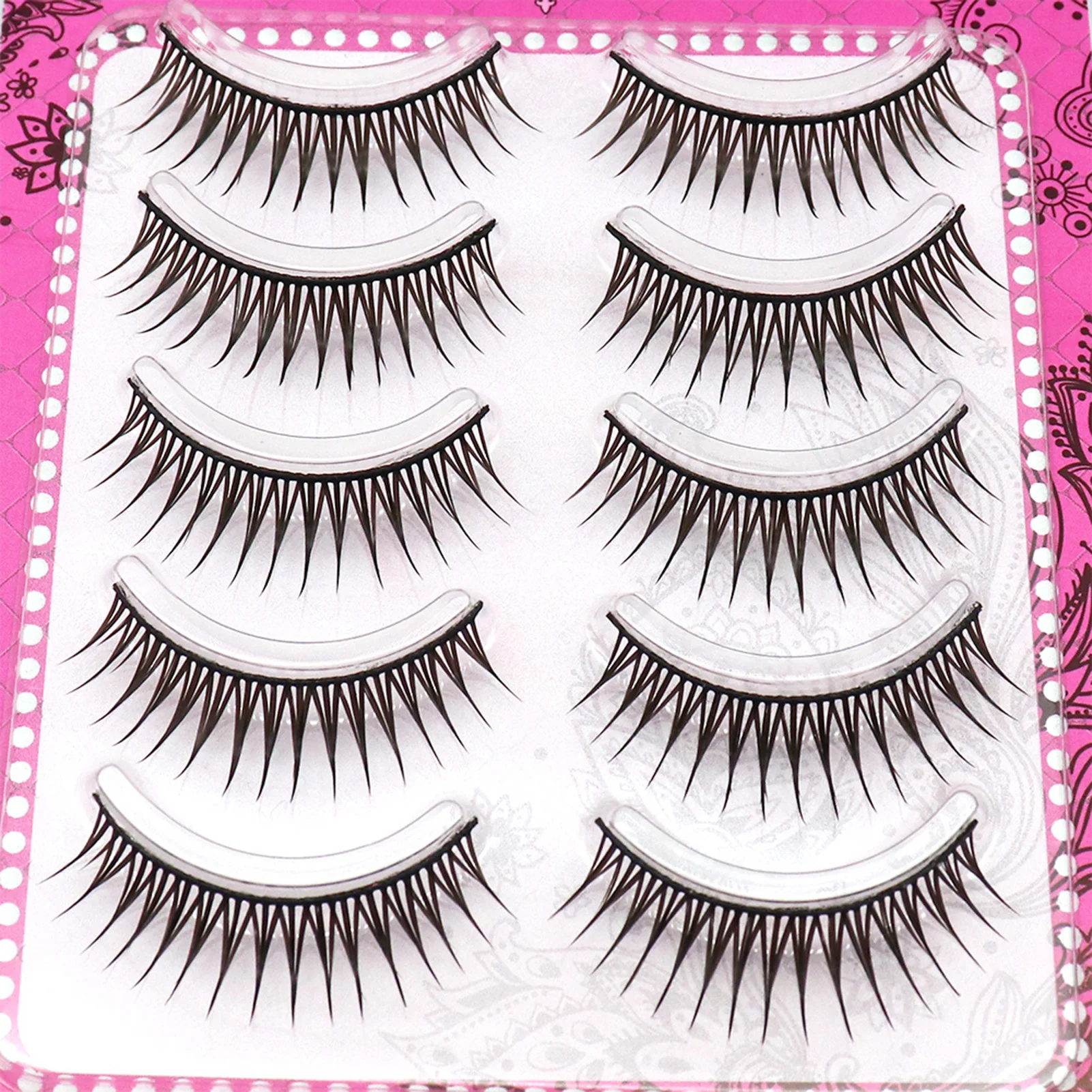 Pestañas postizas de girasol, tiras completas, estilo coreano, pestañas postizas voluminosas dramáticas para niñas y mujeres, maquillaje de fiesta, salón DIY