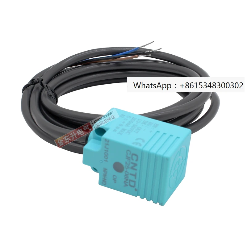 CJF18-05NA Changde Sensor 17 Inductive 08NB Square 30 Proximity Switch 3-wire 24V Normally Open Closed