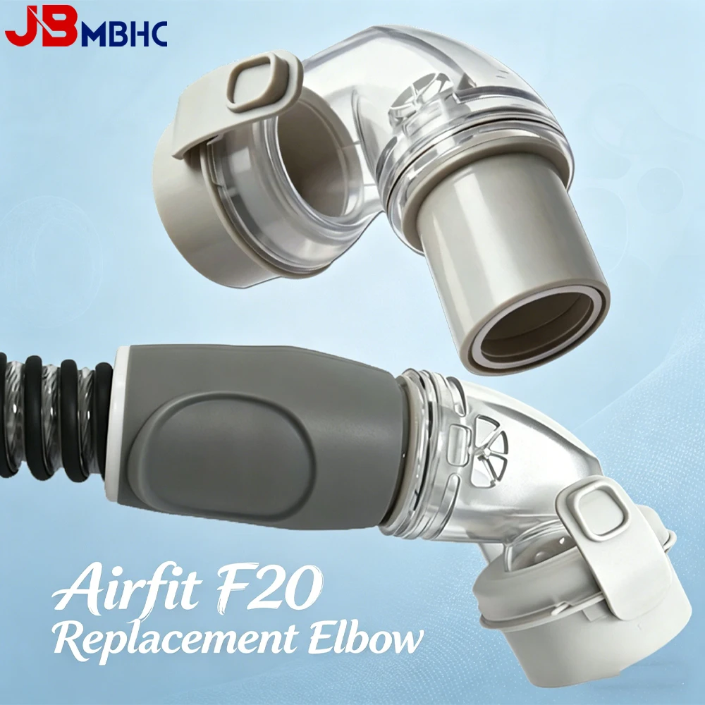 1-5PCS CPAP F20 Replacemet Elbow Connector for Airfit F20 F30 CPAP Elbow Connectors for Airtouch F20 & F30 Series, CPAP Supplies