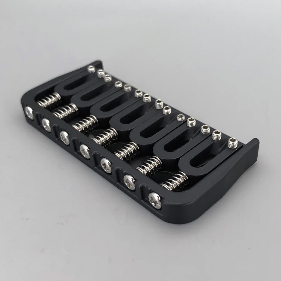 7 Strings Fixed Guitar Bridge Guitar Accessories Black