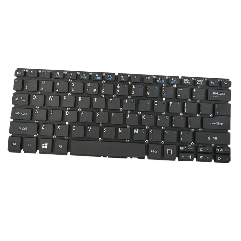 Replacement Laptop Keyboard Precise Keys Smooth Typing for Acer Aspire Switch 10 SW5 011 012 014 015 Size 290x150x5mm