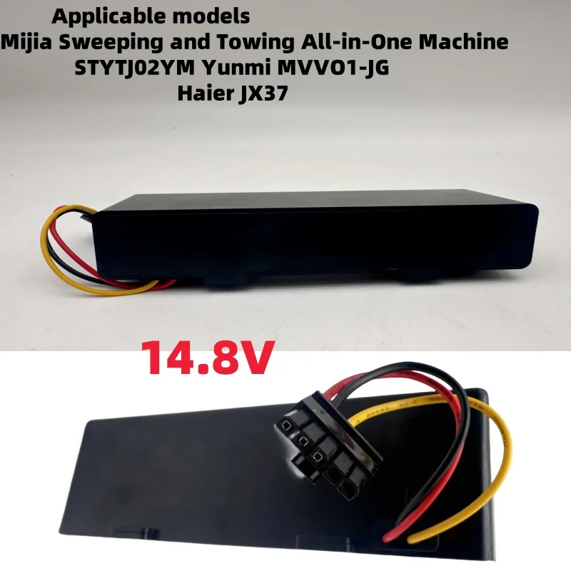 14.8V for XIAOMI(Mijia) sweeping machine mop Pro robot vacuum cleaner battery replacement STYTJ02YM Yunmi MVVO1-JG Haier JX37