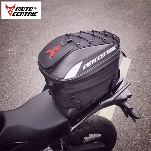 Imagen 2 del producto Bolsas para asiento trasero de motocicleta, mochila impermeable multifuncional para casco de Moto, MOTOCENTRIC