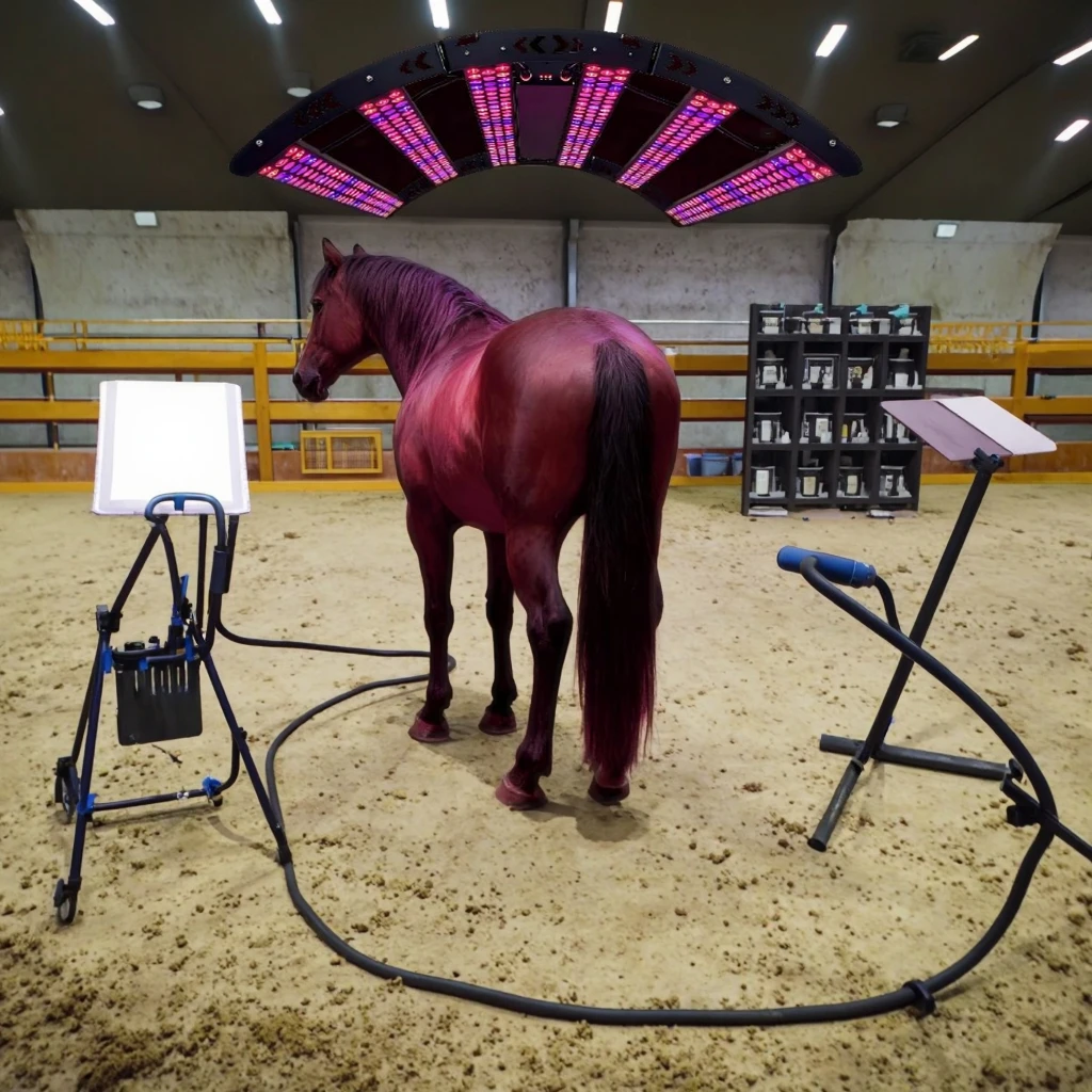 Horse Full Body Therapy Solarium Pony Red Light Blue Light Therapy Red Infrared Horse Light Therapy Bar