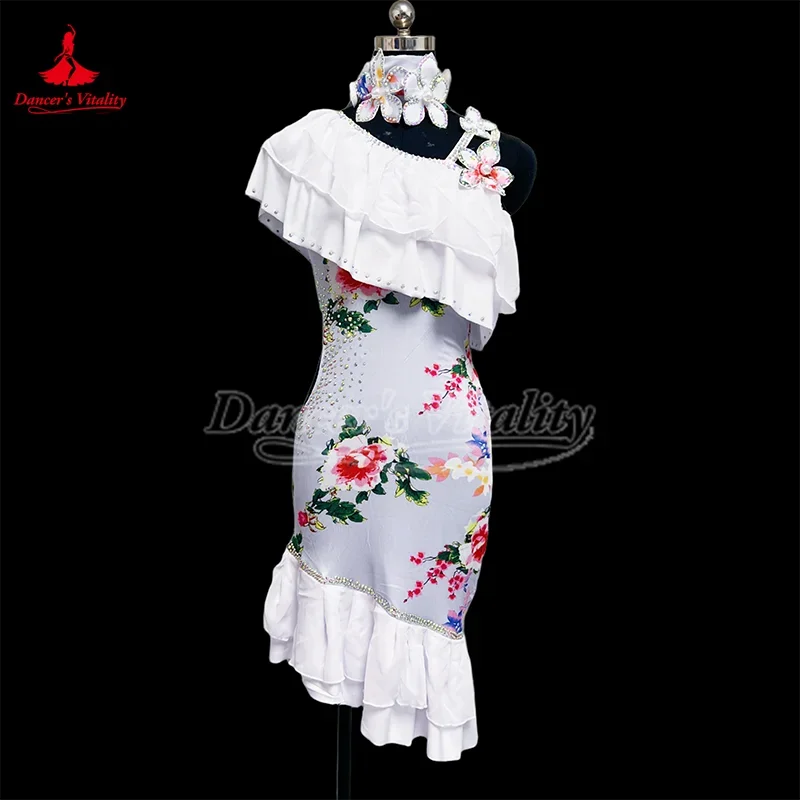 

Egyptian Folk Melaya Costume for Women Belly Dance Three-dimensional Flower Competition Dress Oriental Course workshop Gala Show