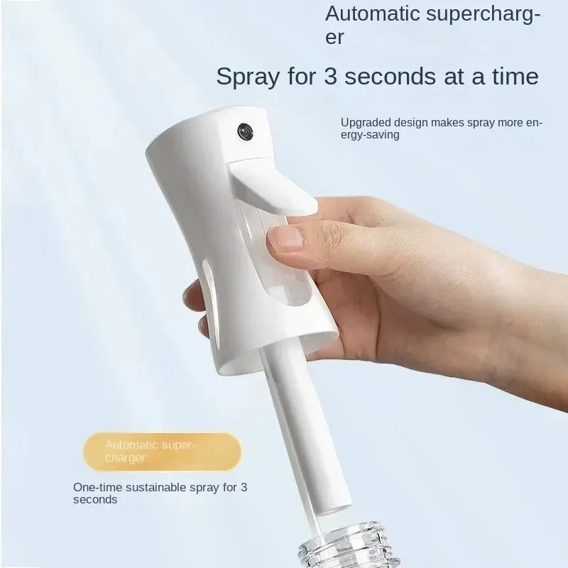 200ML Pressure Spray Bottle Continuous High-pressure Skin Toning Lotion Essence Bottle Ultrafine Atomization Disinfection Spray