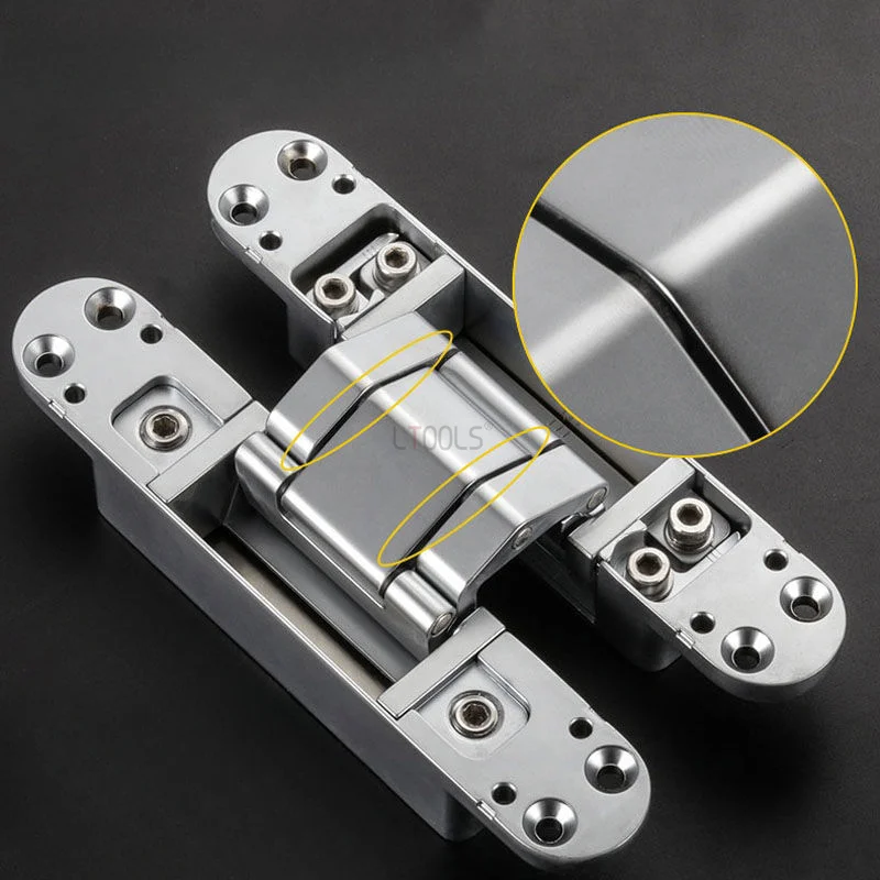 

Folding Door Invisible Hinges Tools Sparts Silencing Nylon Gasket Three Dimensional Adjustment Thickening Invisible Door Hinges