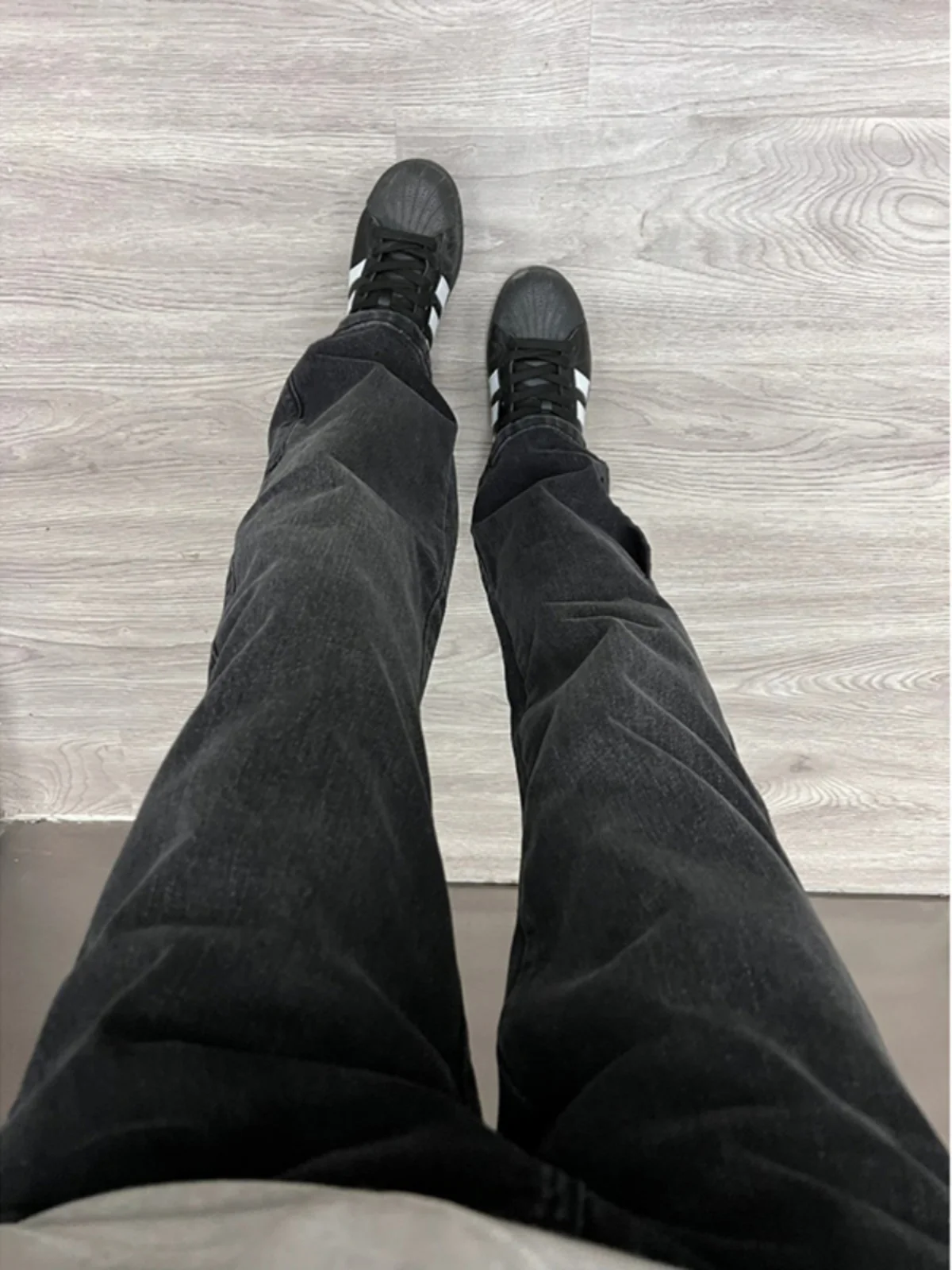 

plus Size Men's Jeans High Waist adual Color Long Straight Leg Jeans Wear Resistant Micro Stretch Cotton Polyester Blend