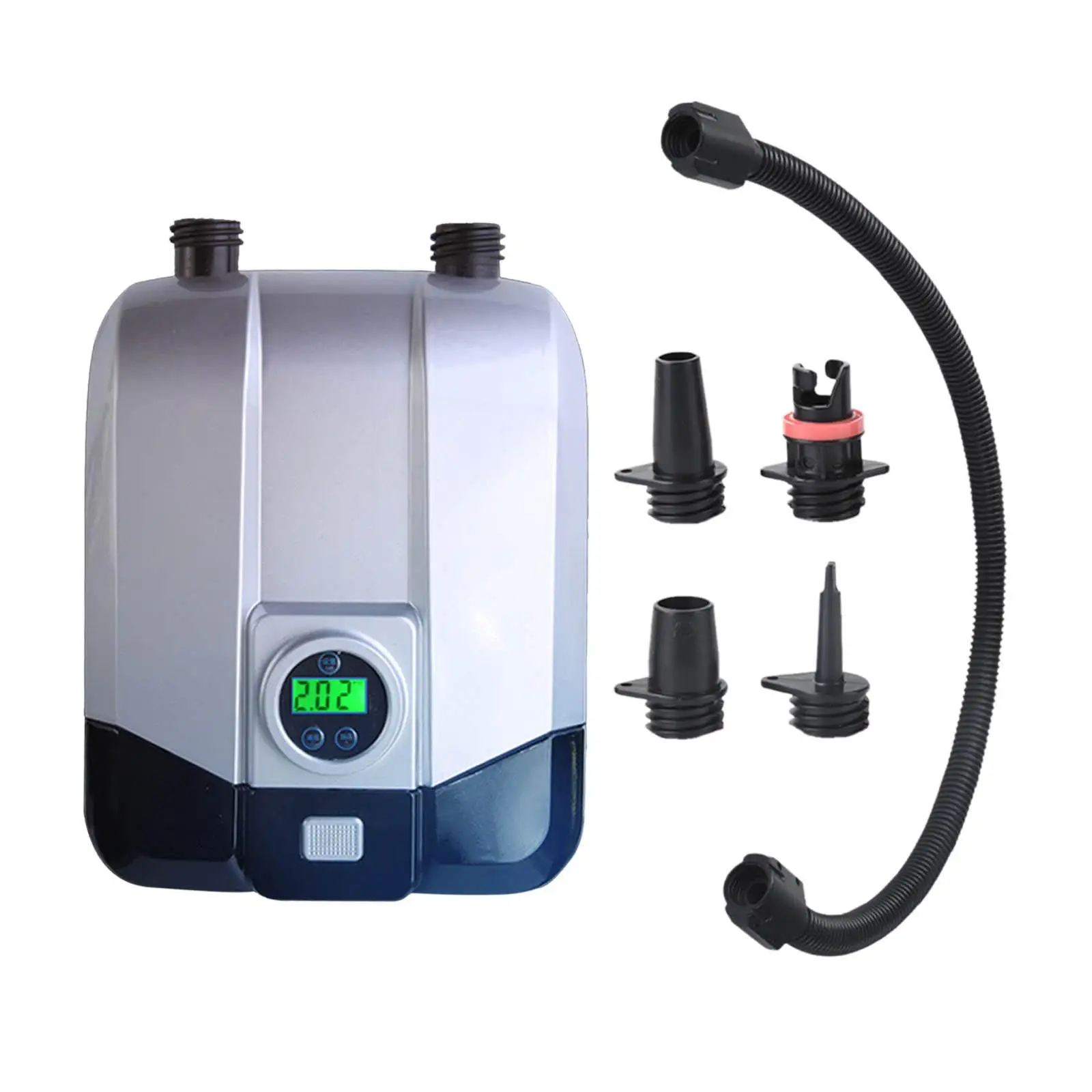 

Electric Air Pump Detachable LCD Display 12 Volt Portable Rechargeable Inflator Deflator for Kayak Airbed Paddle Board Air Boat