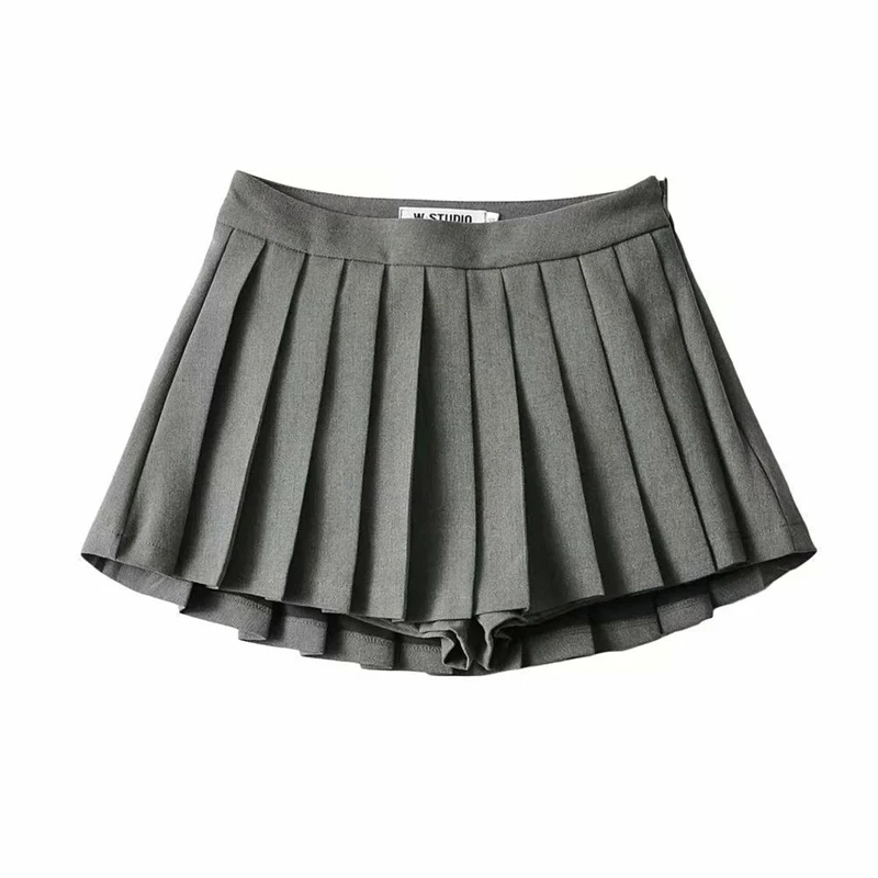 

High Waist Plated Tennis Skirt Breathable Quick Dry Yoga Sports Skirt Women's Running Fitness Skirt