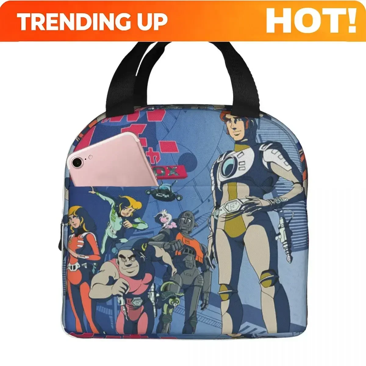 Custom Bag Custom Comet Crew Accessories Captain Future Insulated Lunch Bag For School Cooler Thermal Food Box Tote Lunch Boxes