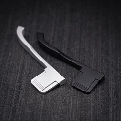 Aluminum Cold Shoe Thumb Up Grip for Panasonic LUMIX S9 Camera Support Handle Ergonomically Designed high quality sliver black