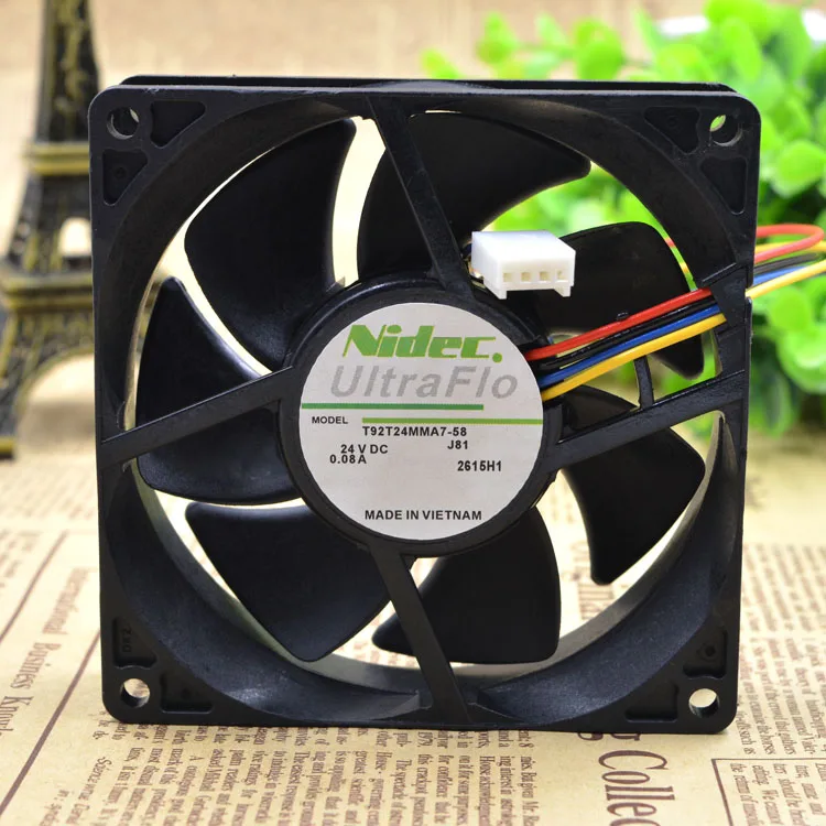 ORIGINAL T92T24MMA7-58 24V 0.08A 9025 VENTILADOR de RESFRIAMENTO DO INVERSOR 9CM
